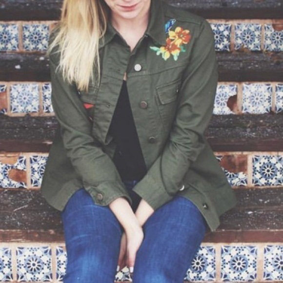Who What Wear Sweaters - WhoWhat Wear.Boho style,embroidered utility jacket​